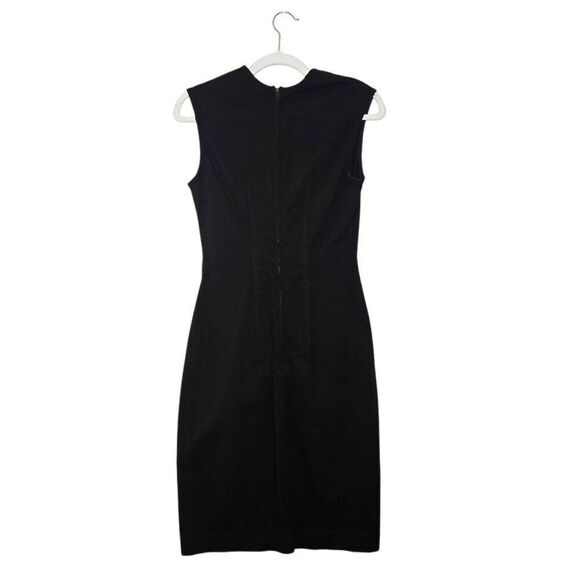 Prairie Underground Black Sleeveless Dress Size XS Minimalist Cotton - Picture 3 of 6